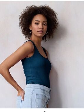 Women's LC Lauren Conrad Fitted Squareneck Tank Top